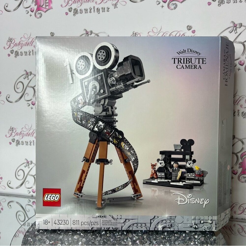 LEGO Disney Tribute Camera Set - Black and Brown Walt Disney film camera video
